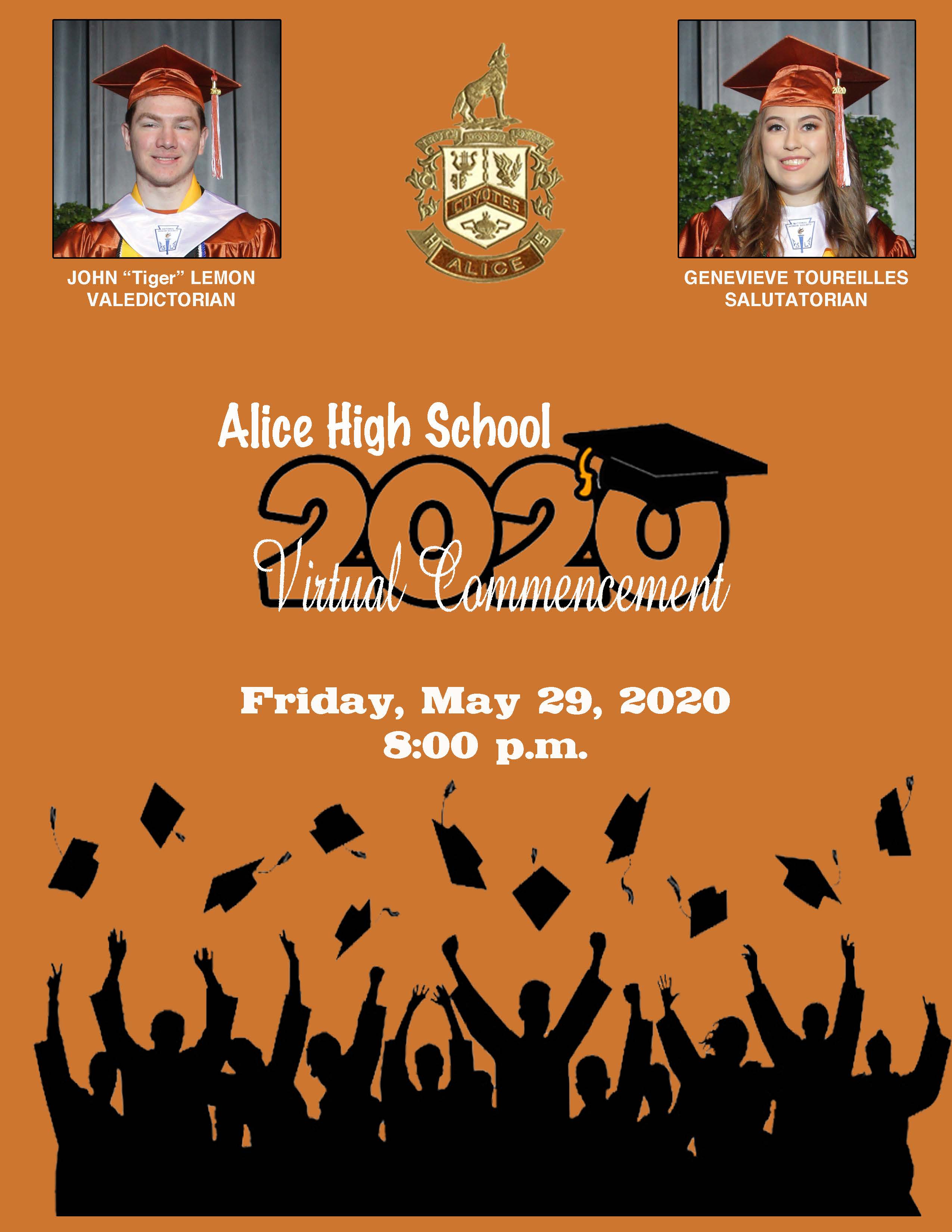 2020 Virtual Senior Graduation Click Below to Watch!